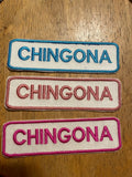 Chingona iron-on patches set