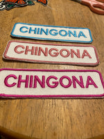 Chingona iron-on patches set