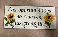 Las oportunidades no ocurren, las creas tú keyholder